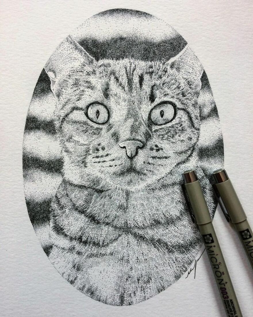 Stippling Illustrations