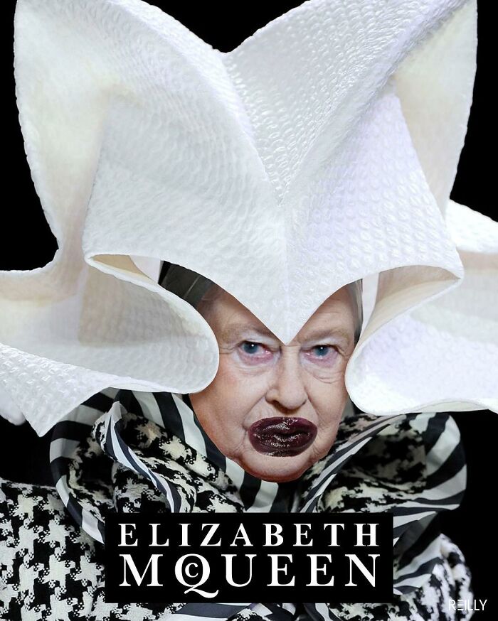 This Guy Uses Queen Elizabeth As Inspiration For His Hilarious Montages (66 Pics)
