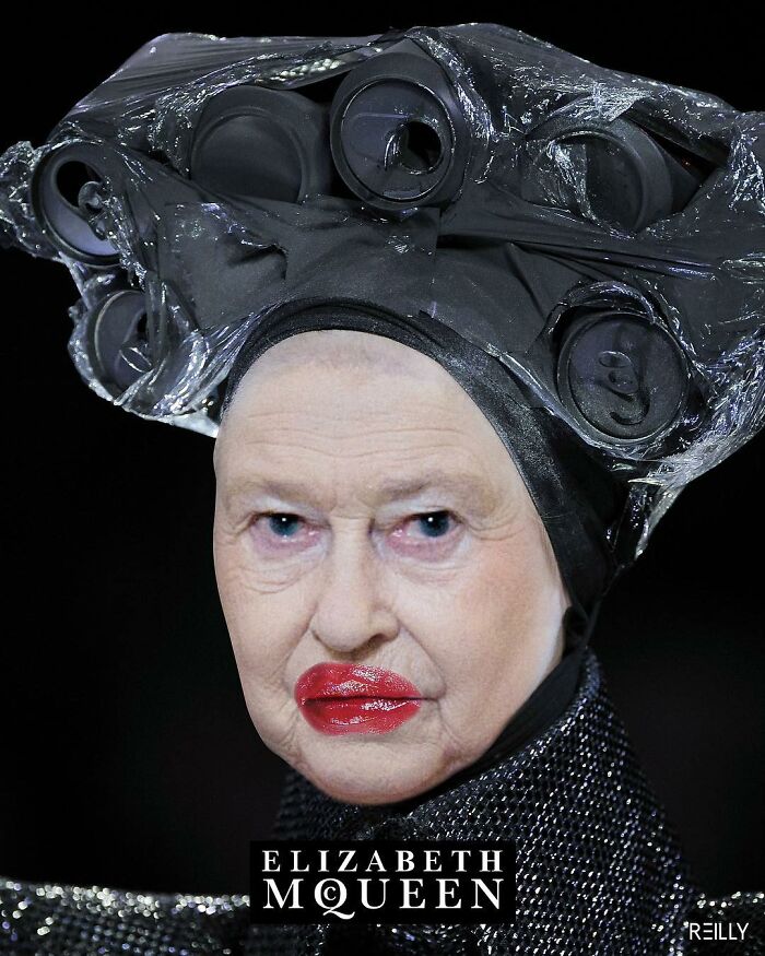 This Guy Uses Queen Elizabeth As Inspiration For His Hilarious Montages (66 Pics)
