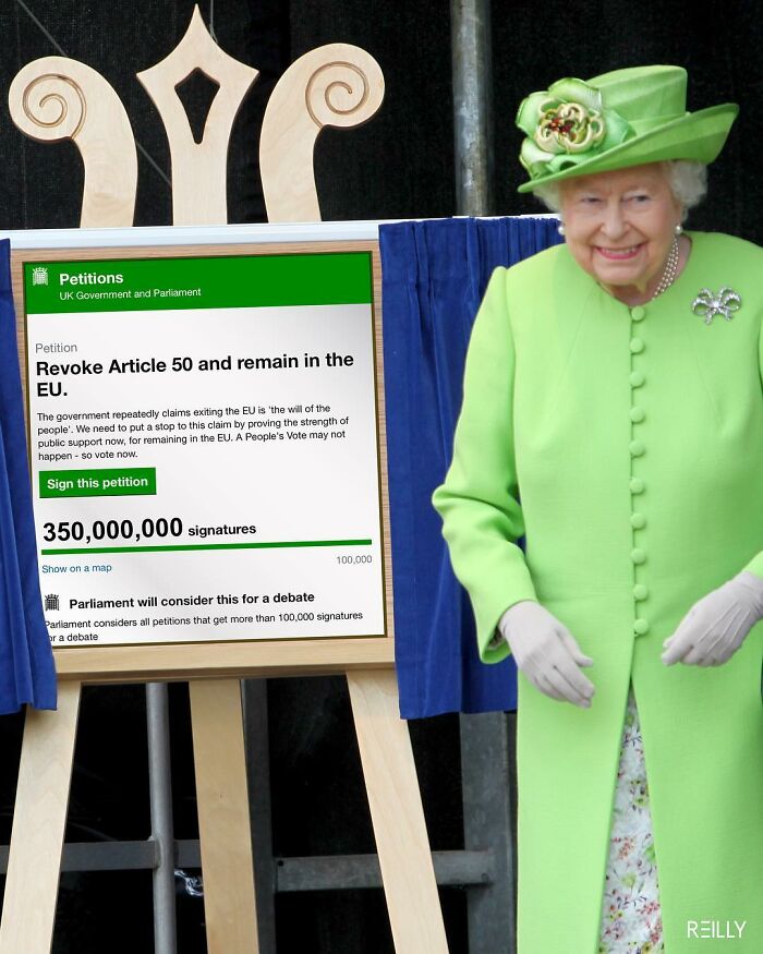 This Guy Uses Queen Elizabeth As Inspiration For His Hilarious Montages (66 Pics)