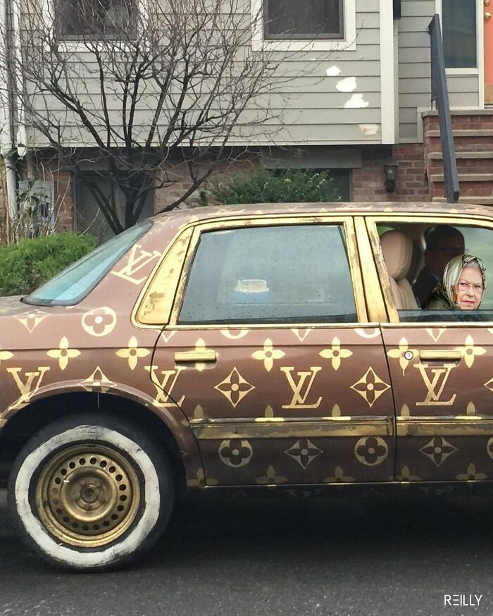 This Guy Uses Queen Elizabeth As Inspiration For His Hilarious Montages (66 Pics)