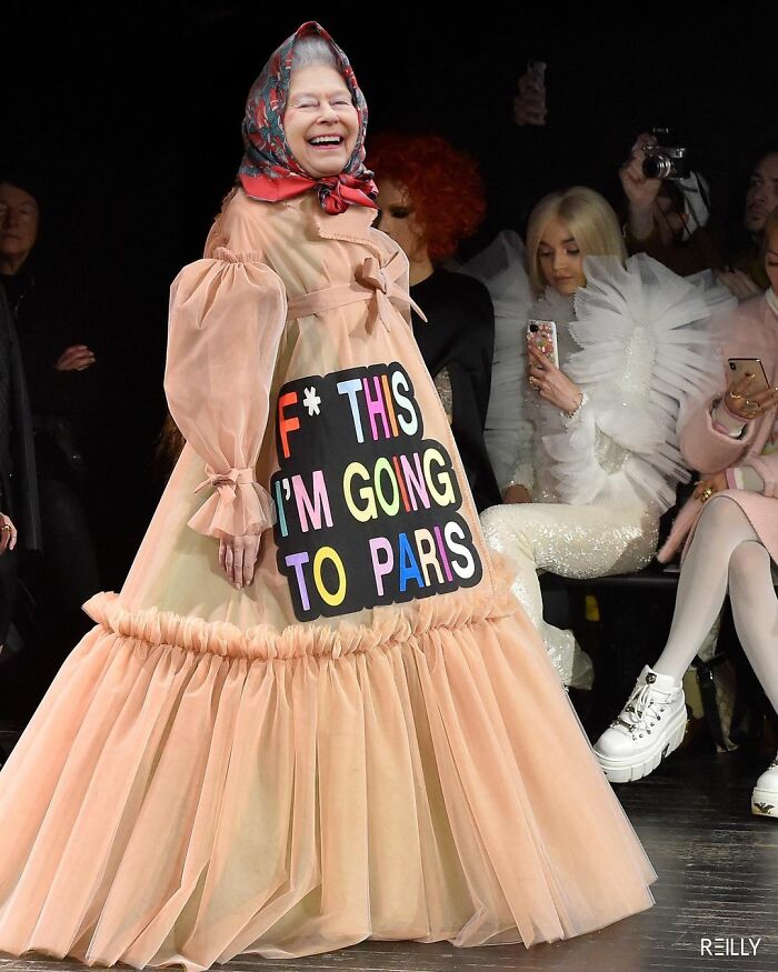 This Guy Uses Queen Elizabeth As Inspiration For His Hilarious Montages (66 Pics)