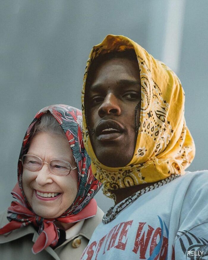 This Guy Uses Queen Elizabeth As Inspiration For His Hilarious Montages (66 Pics)