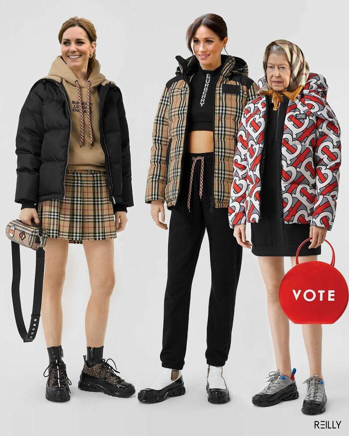 This Guy Uses Queen Elizabeth As Inspiration For His Hilarious Montages (66 Pics)