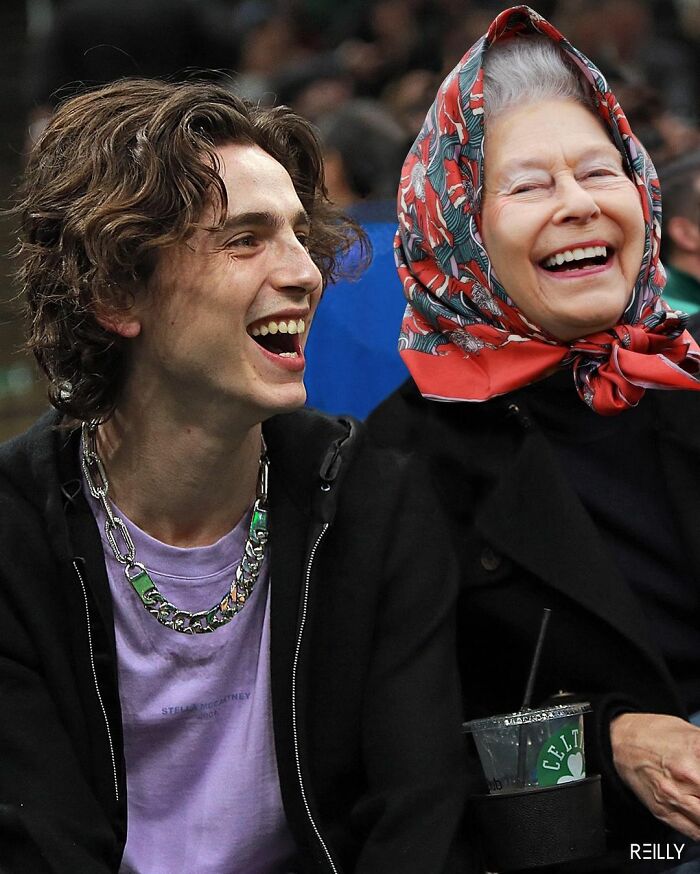 This Guy Uses Queen Elizabeth As Inspiration For His Hilarious Montages (66 Pics)