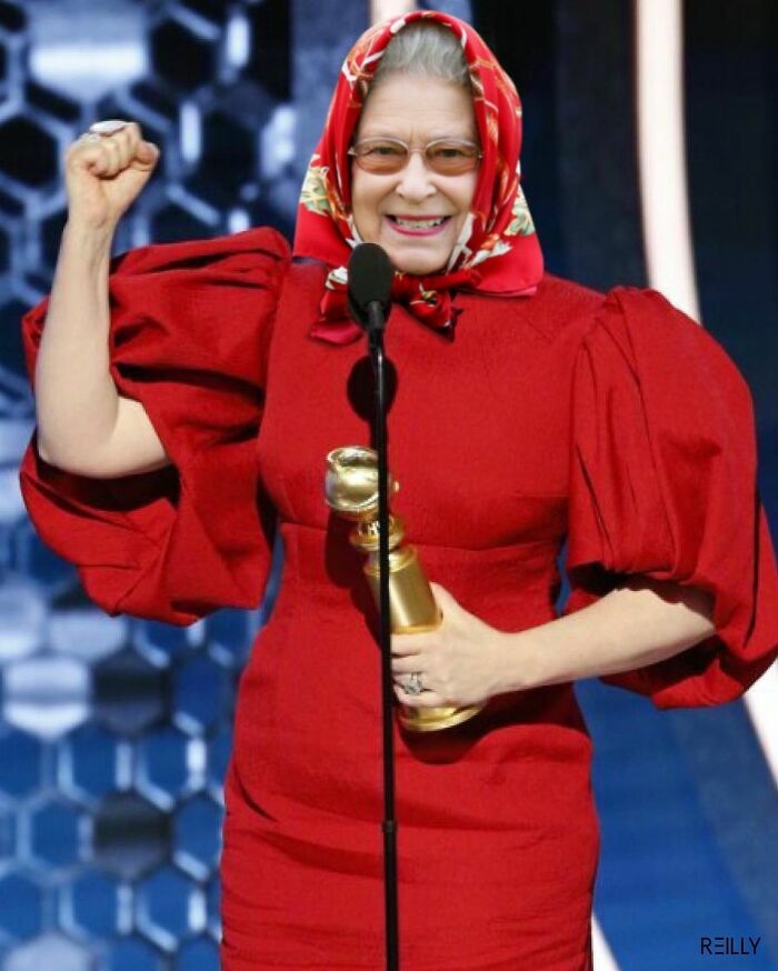 This Guy Uses Queen Elizabeth As Inspiration For His Hilarious Montages (66 Pics)