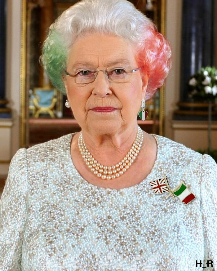 This Guy Uses Queen Elizabeth As Inspiration For His Hilarious Montages (66 Pics)