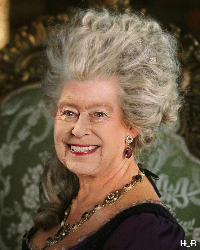 This Guy Uses Queen Elizabeth As Inspiration For His Hilarious Montages (66 Pics)