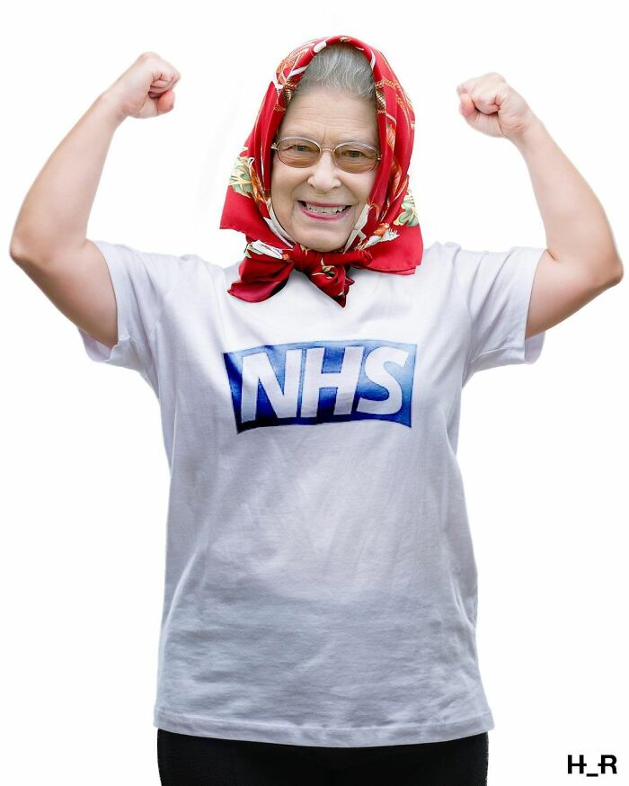 This Guy Uses Queen Elizabeth As Inspiration For His Hilarious Montages (66 Pics)