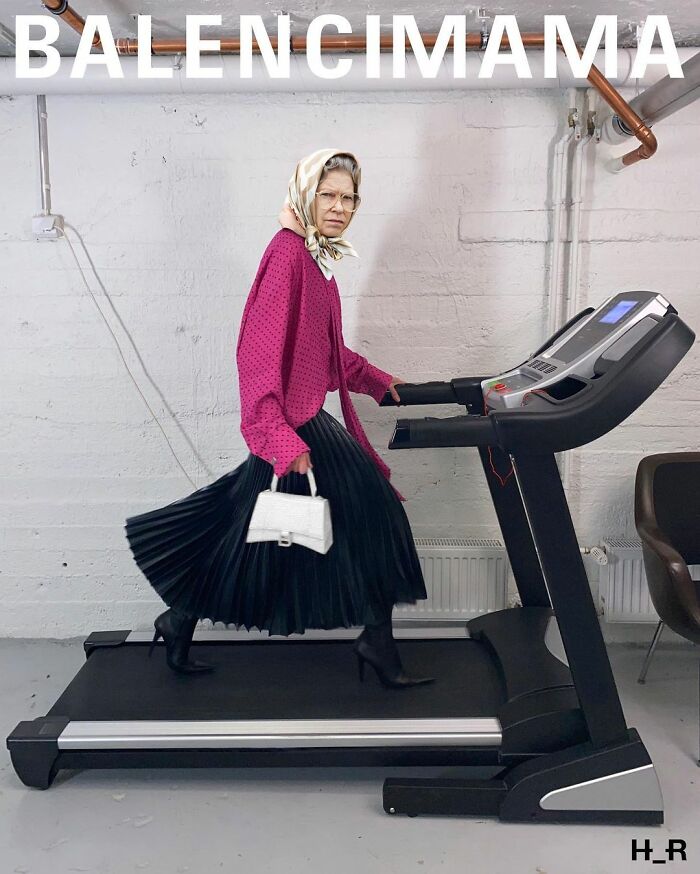 This Guy Uses Queen Elizabeth As Inspiration For His Hilarious Montages (66 Pics)