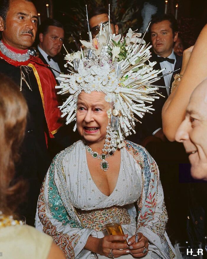 This Guy Uses Queen Elizabeth As Inspiration For His Hilarious Montages (66 Pics)