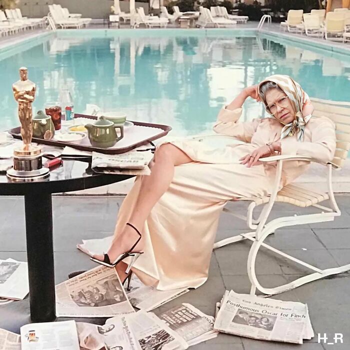 This Guy Uses Queen Elizabeth As Inspiration For His Hilarious Montages (66 Pics)