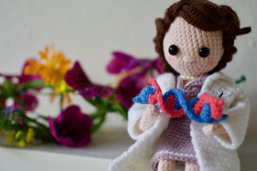I Crochet Famous Women In Science To Create Role Models And Awareness