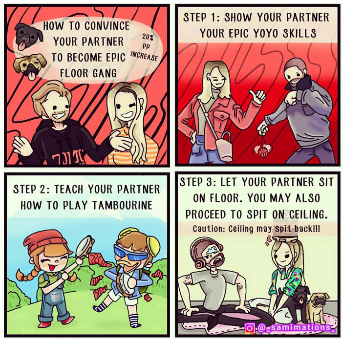 How To Convince Your Partner To Become Epic Floor Gang