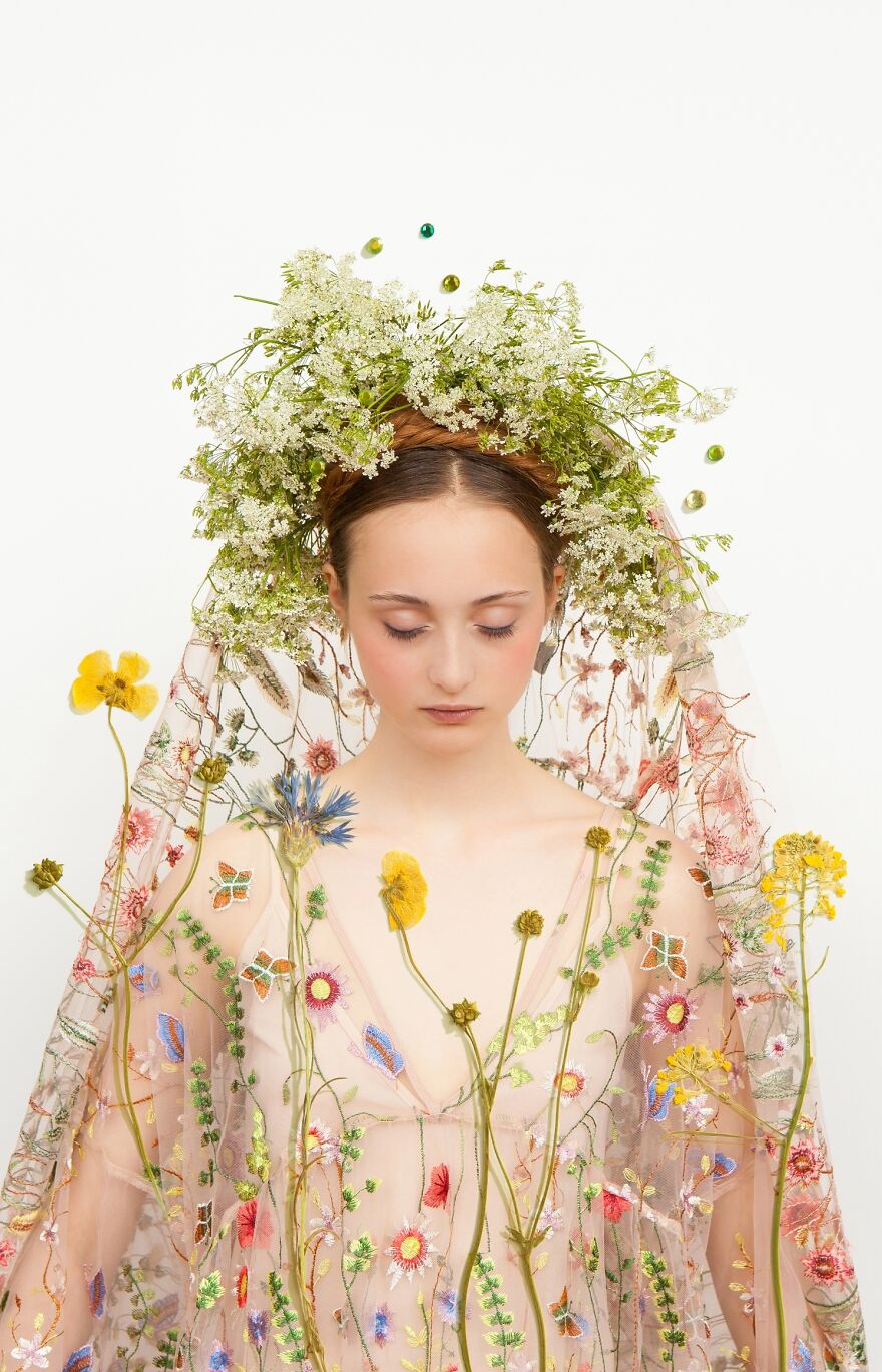 Girl With Wild Flowers Nr.2