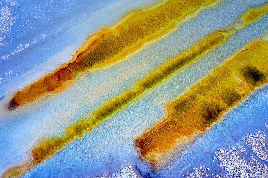 Baskunchak Lake. The Faces Of The Surface.