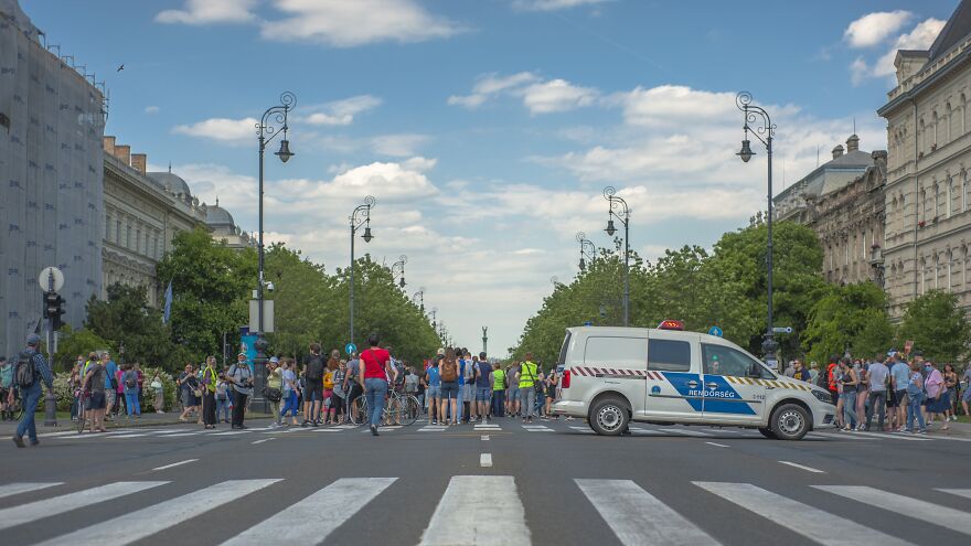 Budapest Demonstration "No Fudan"
