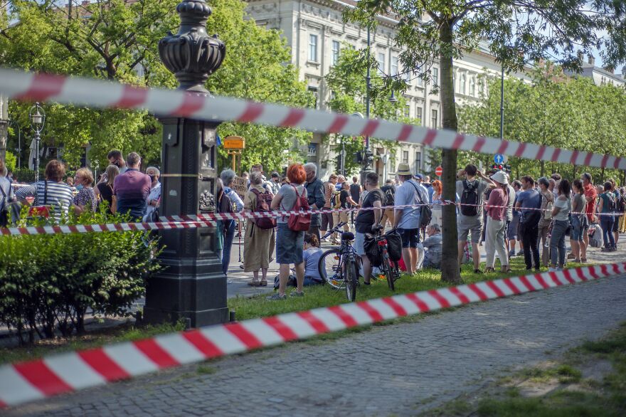 Budapest Demonstration "No Fudan"