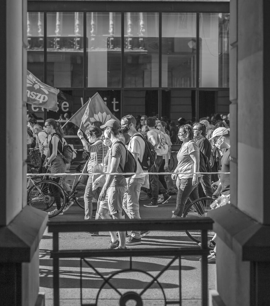 Budapest Demonstration "No Fudan"