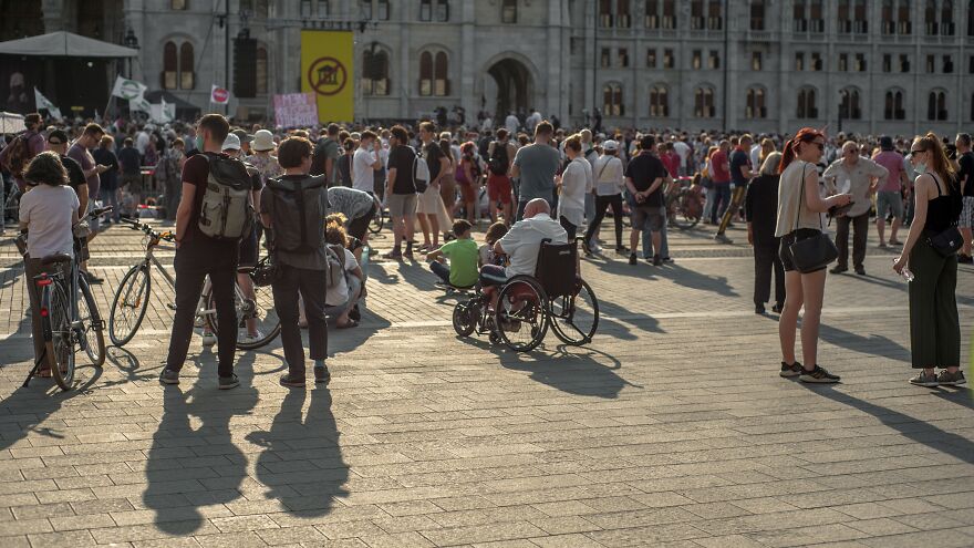 Budapest Demonstration "No Fudan"