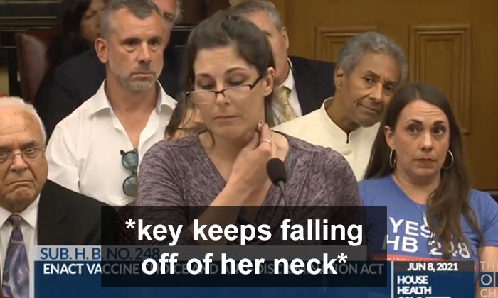 Anti-Vax Nurse Brings Metal Objects To The Stand To Prove The Vaccine Made Her Magnetic - Becomes A Laughing Stock