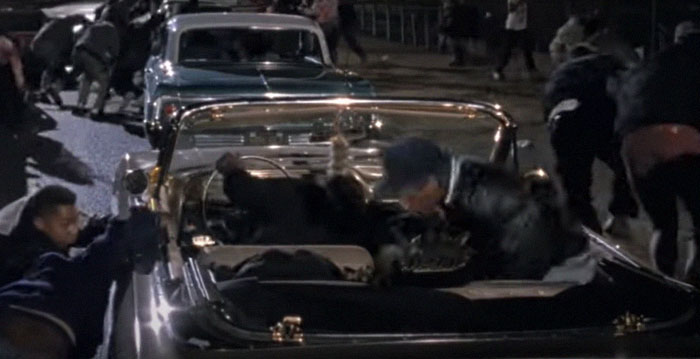 In Boyz N The Hood (1991), The Actors' Reactions To The Gunfire Are Authentic. Ice Cube Confirmed Director John Singleton Never Told Any Of The Actors That Real Gunfire Would Be Used For This Scene