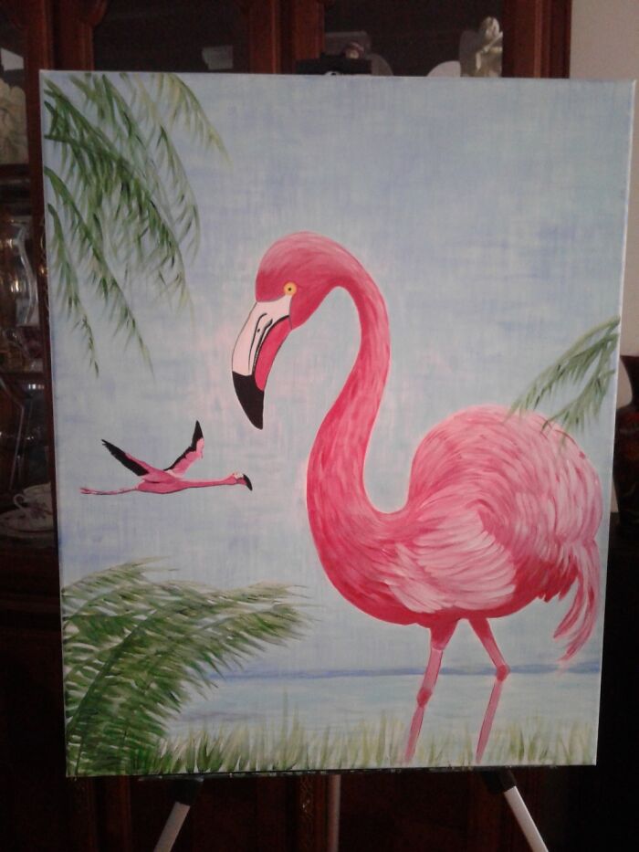 Acrylic On Gallery Wrapped Canvas.