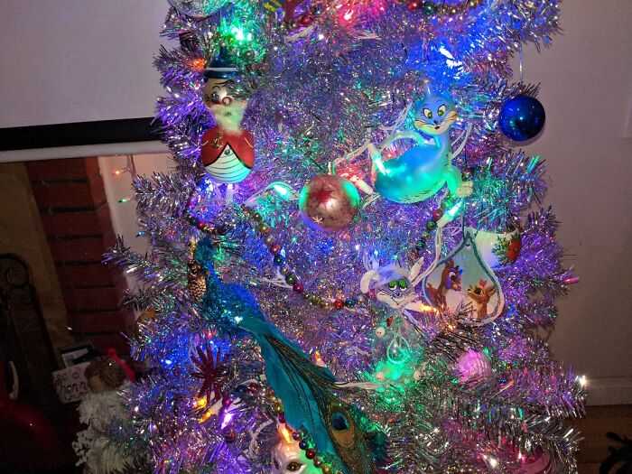 Antique Blown Glass De Carlini Christmas Ornaments