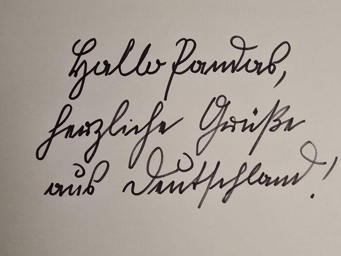 Old German Handwriting. I Still Use It Sometimes.