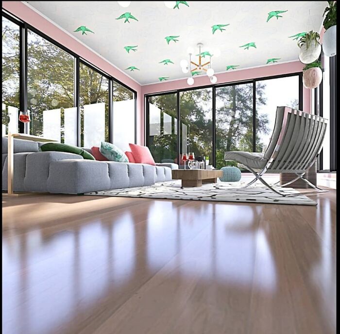 I Built This Space With A 3D Model And Render Program