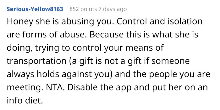Controlling Mom Loses It When Her Adult Daughter Stops Her From Tracking Her Location At All Times