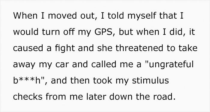 Controlling Mom Loses It When Her Adult Daughter Stops Her From Tracking Her Location At All Times