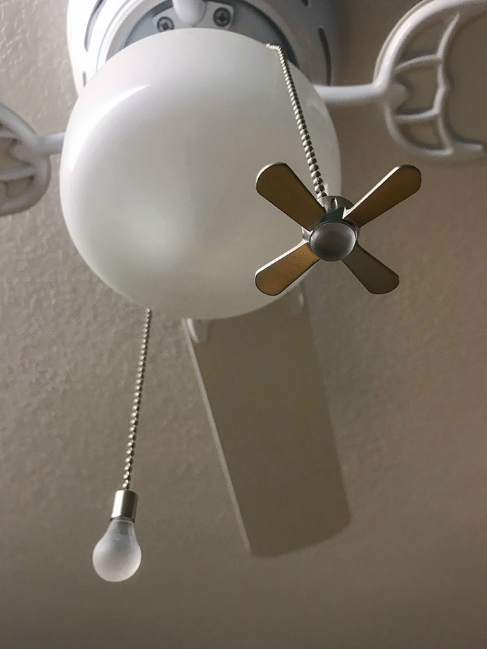 These Ceiling Fan And Light Bulb Chain Pulls In My Best Friends Childhood Home