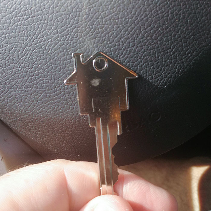 My House Key Is In The Shape Of A House