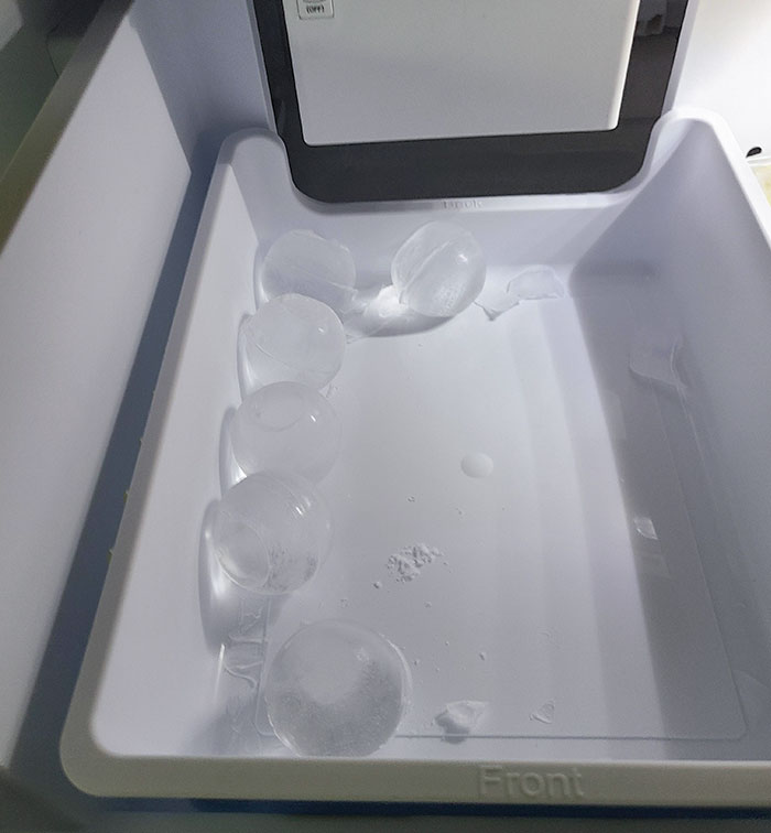 My Freezer Produces Ice Spheres Rather Than Ice Cubes