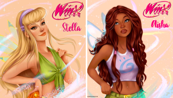 I Drew All The Winx Club Girls