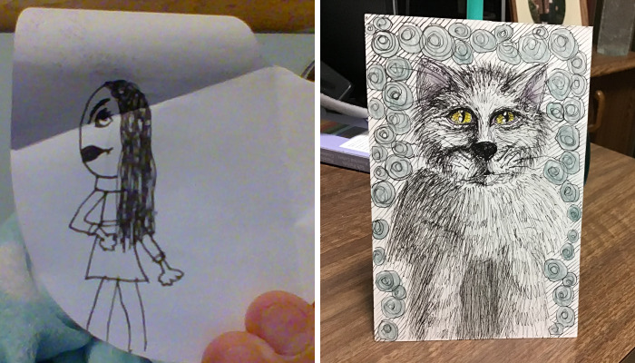 Hey Pandas, Post The Weirdest Drawing You’ve Ever Done (Closed)