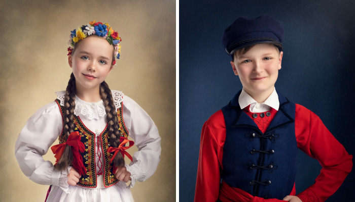 I Capture Beautiful Polish Folklore Costumes In A Painting-Like Style