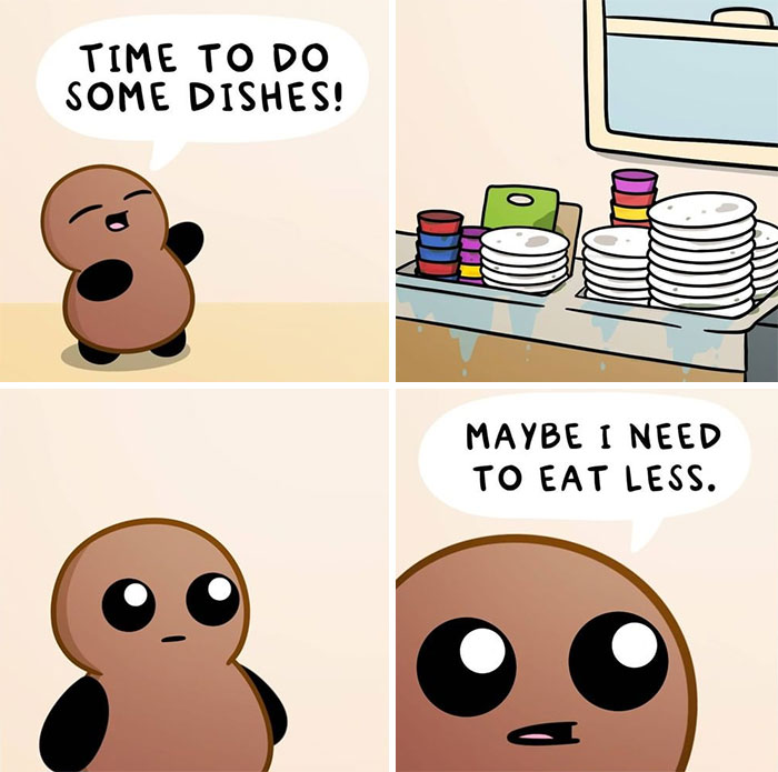 These Artists Create Pure And Uplifting Comics To Make People Smile, And Their 474K Instagram Followers Love It (30 Pics)