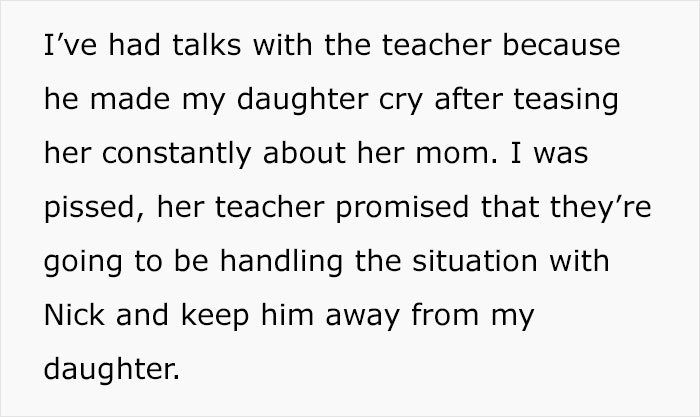 Dad Doesn't Invite Daughter's Bully To Her Birthday Party, The Bully's Mom Confronts Him Over This, He Stands His Ground