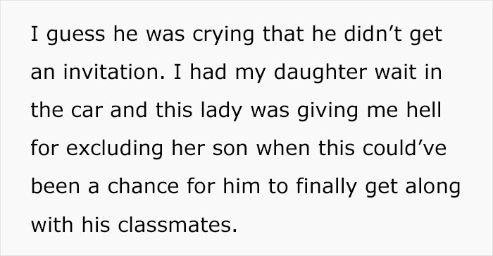 Dad Doesn't Invite Daughter's Bully To Her Birthday Party, The Bully's Mom Confronts Him Over This, He Stands His Ground