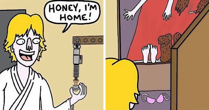 30 Funny Comics For Those With A Darker Sense Of Humor By “Deliberately Buried Comics”