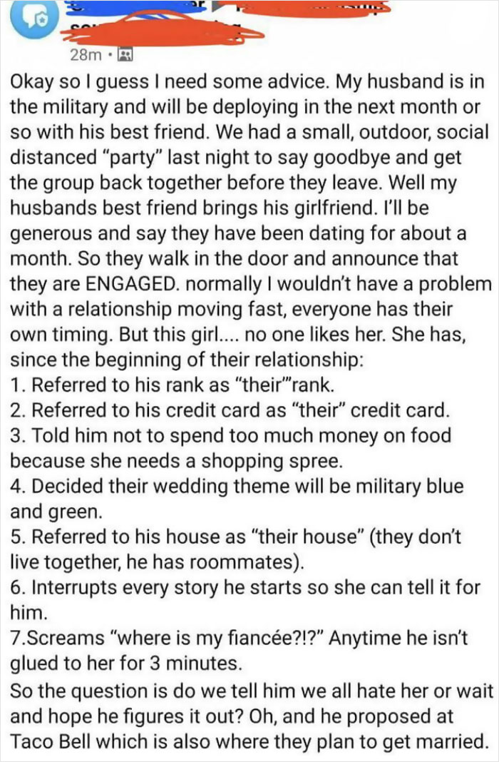 Newly Engaged Dependa (Not My Story)