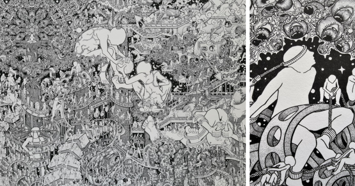 I Spent A 1000+ Hours On A Fineliner Drawing Called ‘Recalibration’