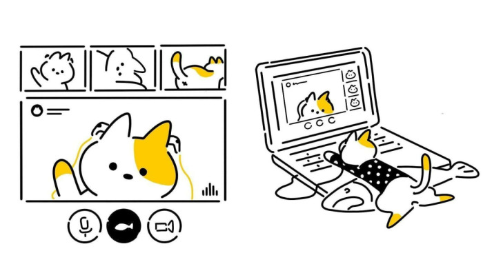 I Drew Cats Working From Home During The Covid Pandemic Quarantine