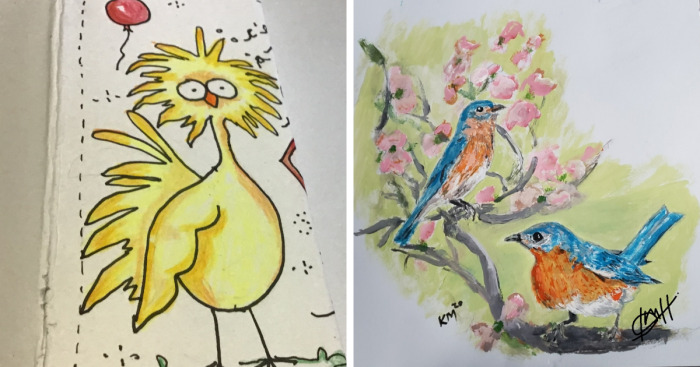 Hey Pandas, Post Your Best Drawing Of A Bird