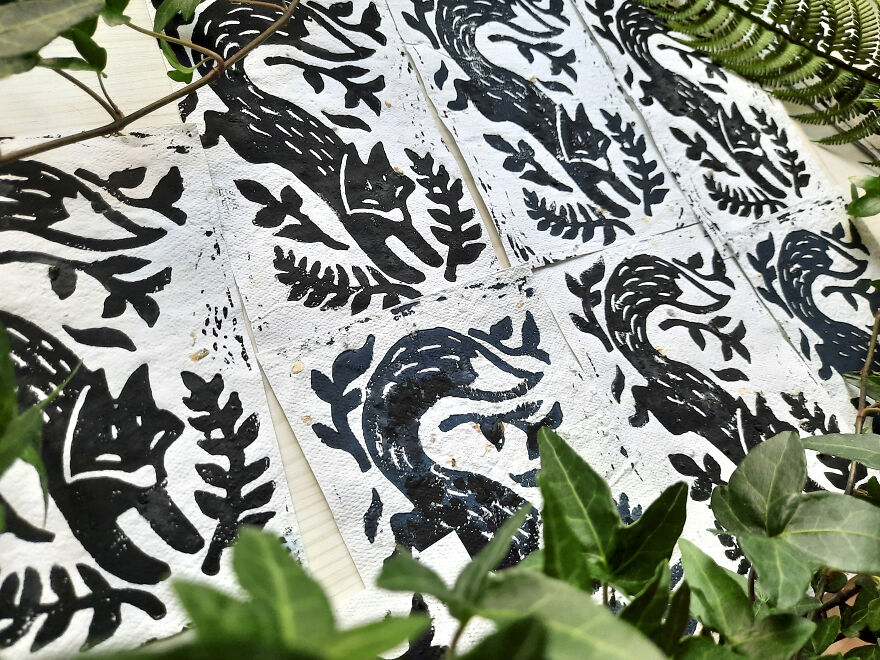 I Turn Old Paper Scraps Into Art That Grows When Planted In Soil I Turn Old Paper Scraps Into Art That Grows When Planted In Soil