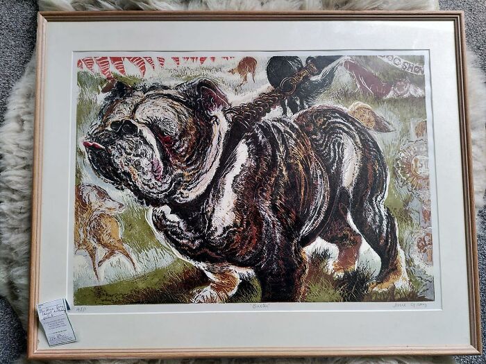 Bought Today In Oxfam High Street Orpington. As I Suspected My Wife Thinks It Terrible. I Couldn't Resist