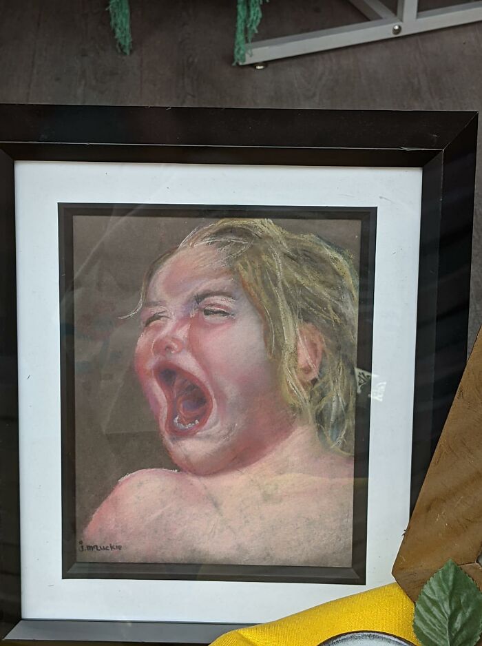 Screaming Child In Shelter Glasgow. Not Sure Of Price