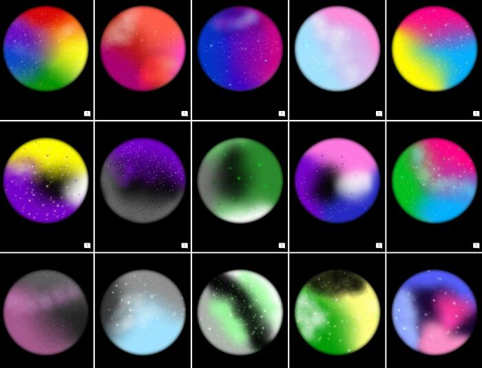 Pride Flag Galaxies!